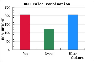 rgb background color #CF7BCE mixer