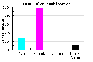 #CF7CF2 color CMYK mixer