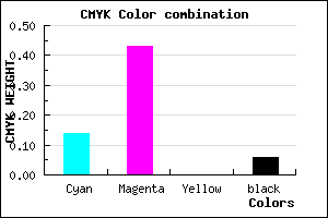 #CF8AF0 color CMYK mixer