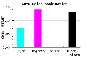 #CFBFDF color CMYK mixer