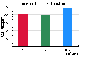 rgb background color #CFC3F1 mixer