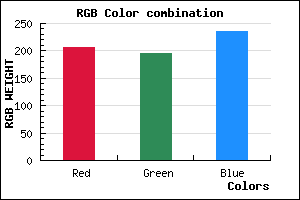 rgb background color #CFC4EC mixer
