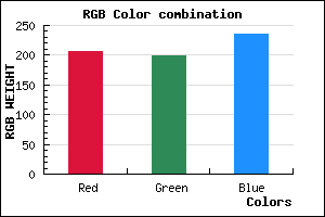 rgb background color #CFC6EC mixer