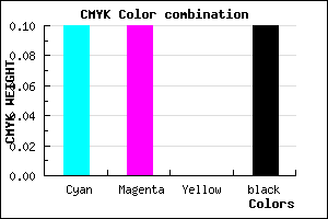 #CFCFE5 color CMYK mixer
