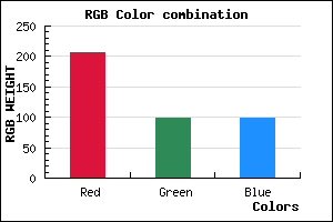 rgb background color #CF6363 mixer