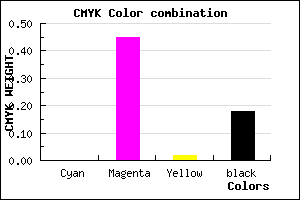#D072CC color CMYK mixer
