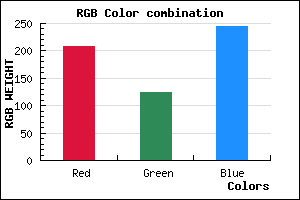 rgb background color #D07CF5 mixer
