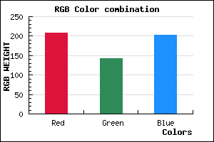 rgb background color #D08FCB mixer