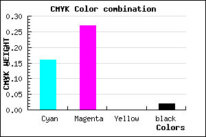 #D0B5F9 color CMYK mixer