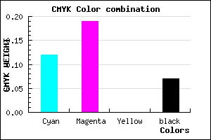 #D0C1ED color CMYK mixer