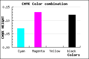 #D0C2E0 color CMYK mixer