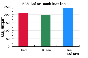 rgb background color #D0C5F1 mixer
