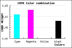 #D0CCEA color CMYK mixer