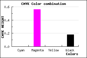 #D05BD1 color CMYK mixer