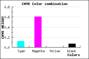 #D05DED color CMYK mixer