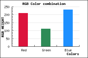 rgb background color #D16FE7 mixer