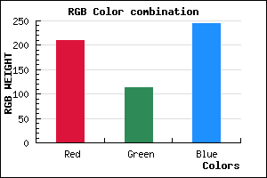 rgb background color #D172F4 mixer