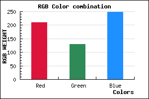 rgb background color #D181F9 mixer