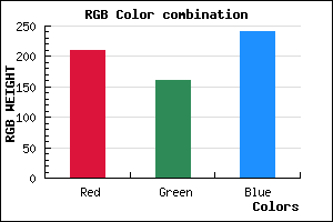 rgb background color #D1A1F1 mixer