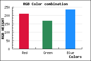 rgb background color #D1A7EB mixer