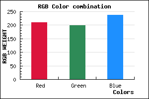 rgb background color #D1C6EE mixer