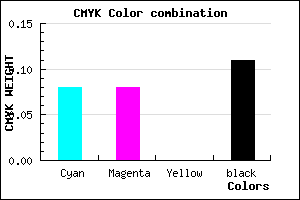 #D1D1E3 color CMYK mixer