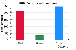 rgb background color #D123F5 mixer