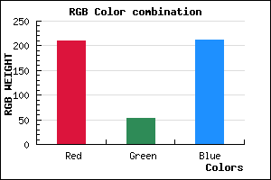 rgb background color #D135D3 mixer