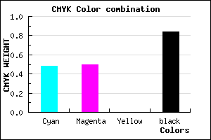 #151428 color CMYK mixer