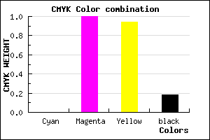 #D2000D color CMYK mixer