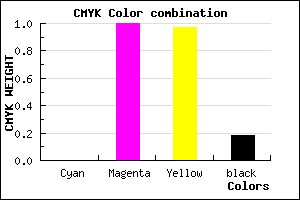 #D20006 color CMYK mixer