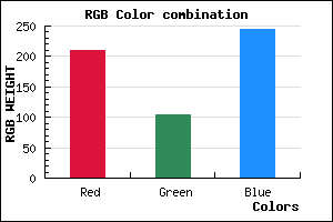 rgb background color #D268F5 mixer