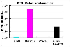#D276D4 color CMYK mixer