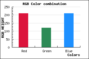 rgb background color #D278D1 mixer