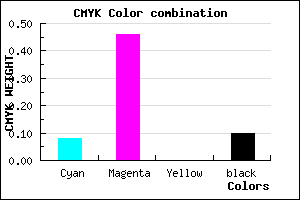 #D27BE5 color CMYK mixer