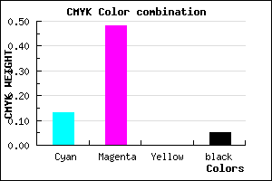 #D27EF1 color CMYK mixer