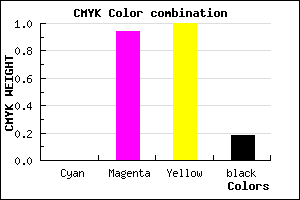 #D20D00 color CMYK mixer