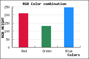 rgb background color #D284F6 mixer