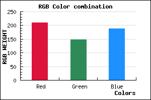 rgb background color #D294BC mixer
