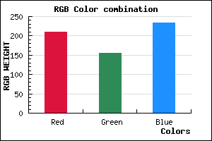 rgb background color #D29BE9 mixer