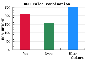 rgb background color #D29CFA mixer