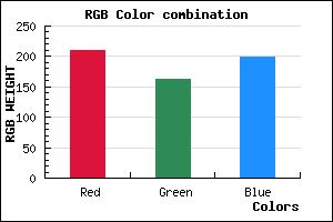 rgb background color #D2A2C7 mixer