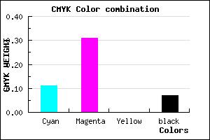 #D2A3ED color CMYK mixer