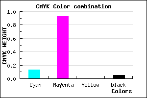 #D212F2 color CMYK mixer