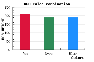 rgb background color #D2BEBE mixer