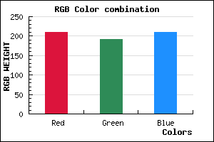 rgb background color #D2C0D2 mixer