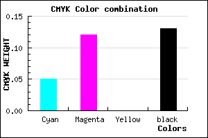 #D2C4DE color CMYK mixer