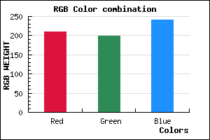 rgb background color #D2C6F0 mixer