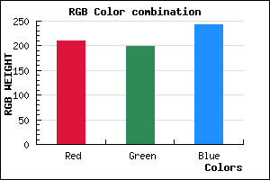 rgb background color #D2C6F3 mixer