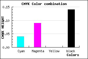 #D2C7DB color CMYK mixer